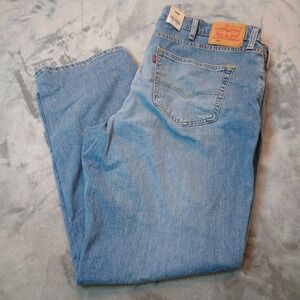 Levi's Jeans 541 Athletic Taper Stretch Mens Big & Tall 46x32 Blue Comfort NEW